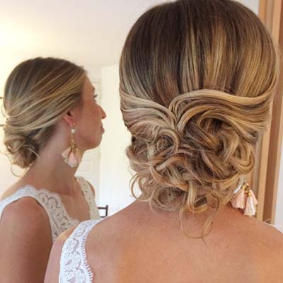 boucles coiffure mariage royan